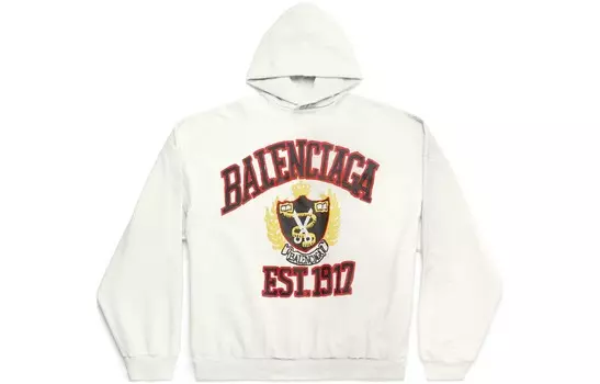 Толстовка унисекс белая Balenciaga, белый
