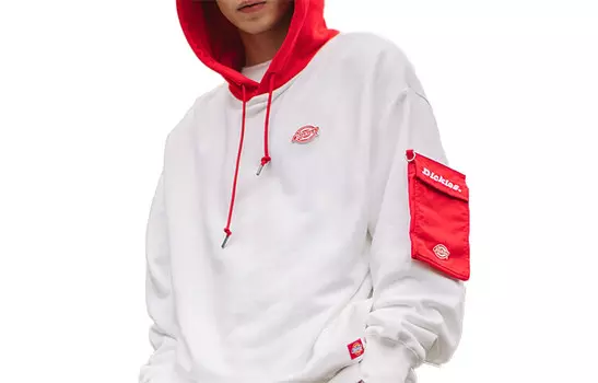 Толстовка унисекс белая Dickies, белый