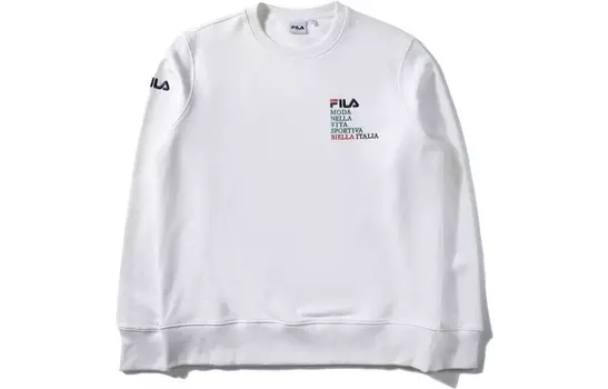 Толстовка унисекс белая Fila, белый