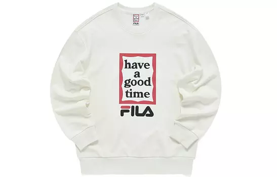 Толстовка унисекс белая Fila, белый