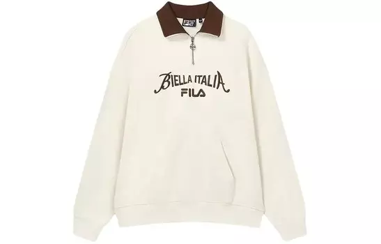 Толстовка унисекс белая Fila, белый