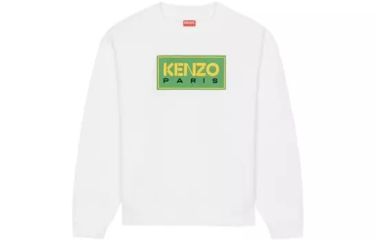 Толстовка унисекс белая Kenzo, белый