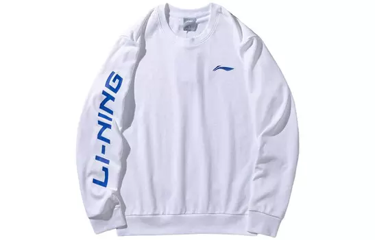 Толстовка унисекс белая Lining, белый