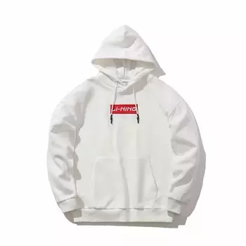 Толстовка унисекс белая Lining, белый