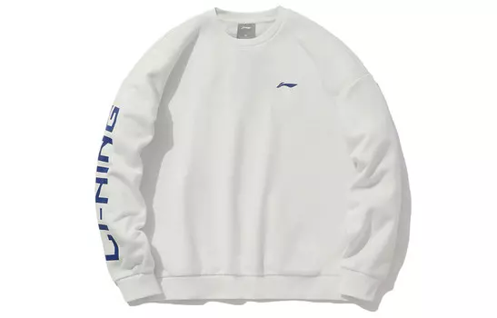 Толстовка унисекс белая Lining, белый