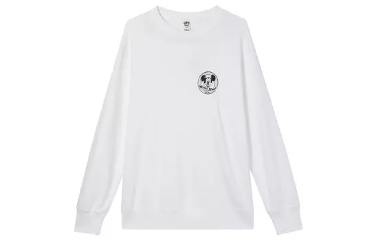 Толстовка унисекс белая Uniqlo, белый