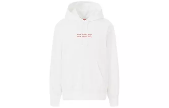 Толстовка унисекс белая Uniqlo, белый
