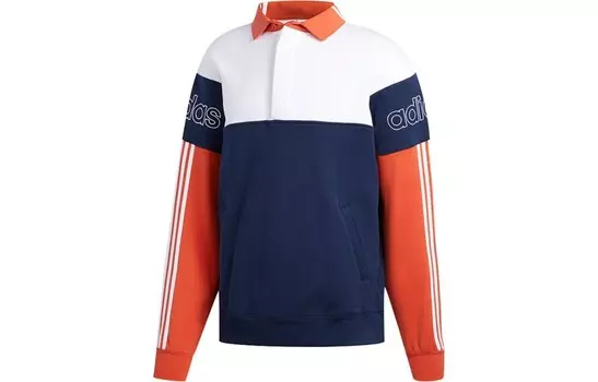 Толстовка унисекс Белый Оранжевый Королевский Синий Adidas Originals, белый