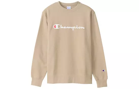 Толстовка унисекс бежевая Champion, цвет Apricot