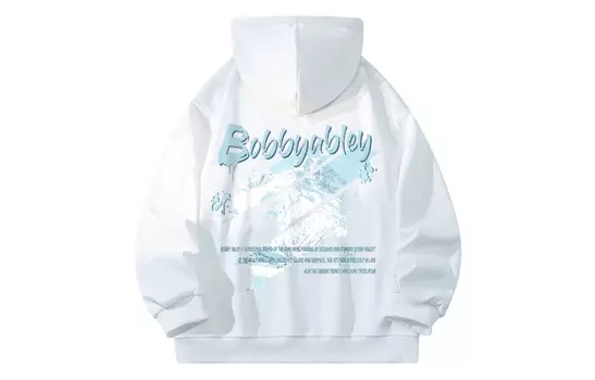 Толстовка унисекс BOBBY ABLEY, Белый (на флисовой подкладке)