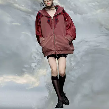 Толстовка унисекс бордо-красная Maison Margiela, красный