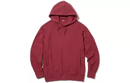 Толстовка унисекс бордовая Uniqlo, бордовый