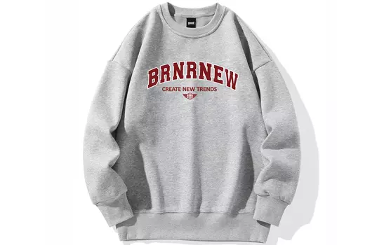 Толстовка унисекс Brnr, Хизер Грей