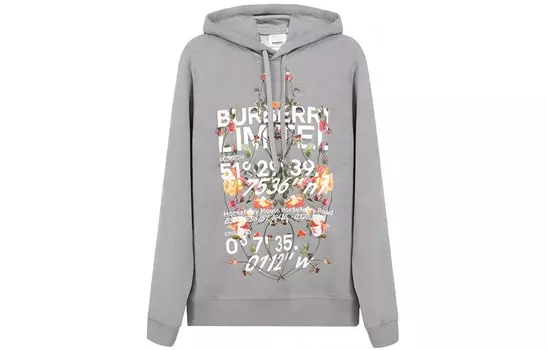 Толстовка унисекс Burberry, светло-серый