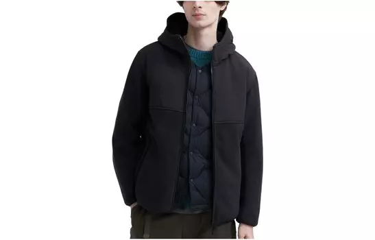 Толстовка унисекс черная - 09 Uniqlo, черный