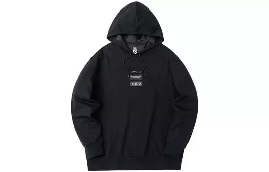 Толстовка унисекс черная Anta, черный