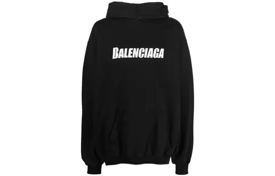 Толстовка унисекс черная Balenciaga, черный