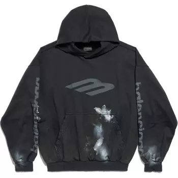 Толстовка унисекс черная Balenciaga, черный