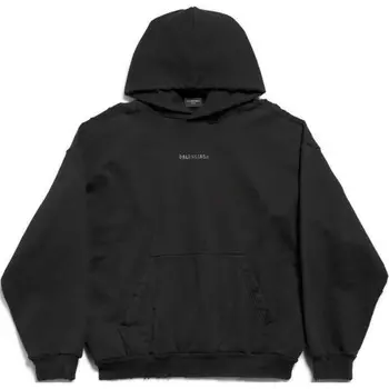 Толстовка унисекс черная Balenciaga, черный