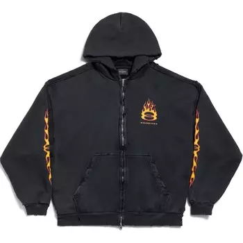 Толстовка унисекс черная Balenciaga, черный