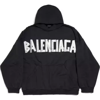 Толстовка унисекс черная Balenciaga, черный