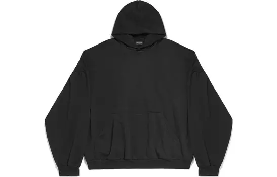 Толстовка унисекс черная Balenciaga, черный