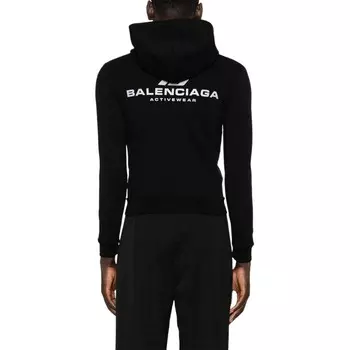 Толстовка унисекс черная Balenciaga, черный