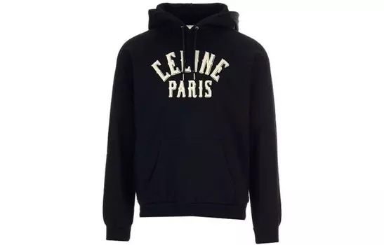 Толстовка унисекс черная Celine, черный