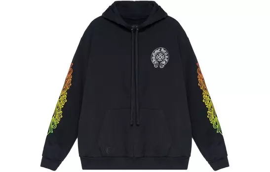 Толстовка унисекс черная Chrome Hearts, черный