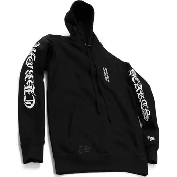 Толстовка унисекс черная Chrome Hearts, черный