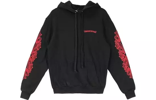 Толстовка унисекс черная Chrome Hearts, черный