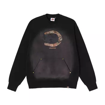 Толстовка унисекс черная Dickies, черный