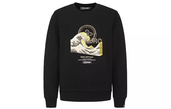 Толстовка унисекс черная Evisu, черный