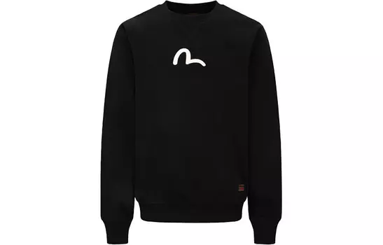 Толстовка унисекс черная Evisu, черный