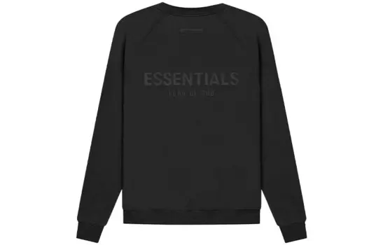 Толстовка унисекс черная Fear Of God Essentials, черный