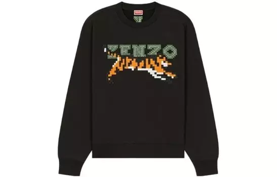 Толстовка унисекс черная Kenzo, черный