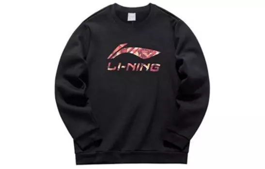 Толстовка унисекс черная Lining, черный