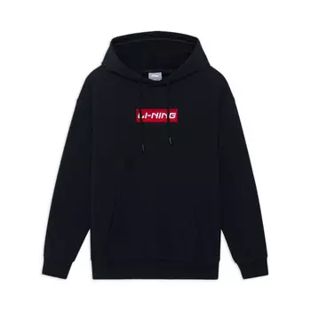 Толстовка унисекс черная Lining, черный