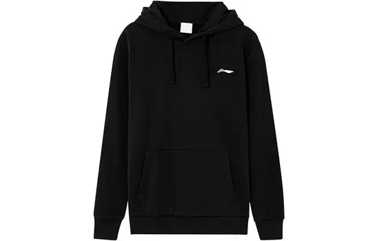 Толстовка унисекс черная Lining, черный