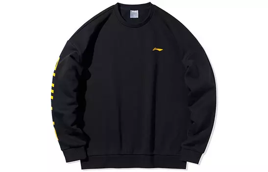 Толстовка унисекс черная Lining, черный