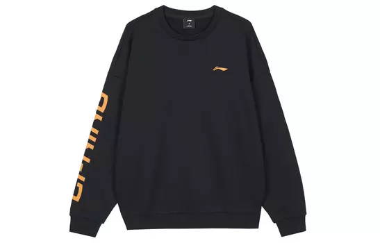 Толстовка унисекс черная Lining, черный