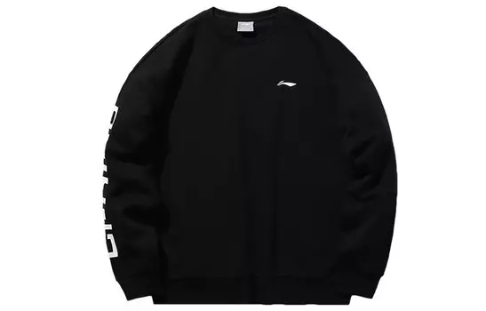 Толстовка унисекс черная Lining, черный