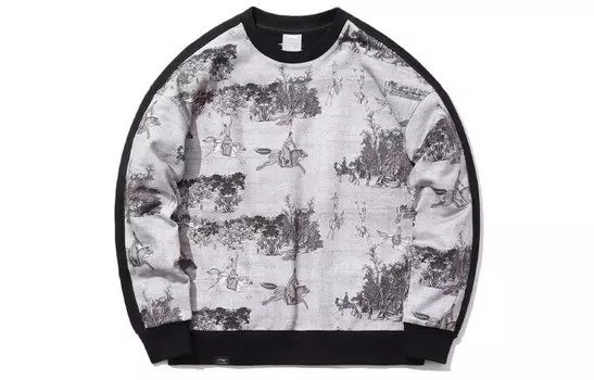 Толстовка унисекс черная Lining, черный