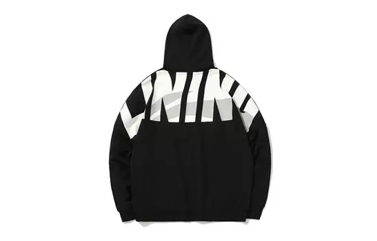 Толстовка унисекс черная Lining, черный