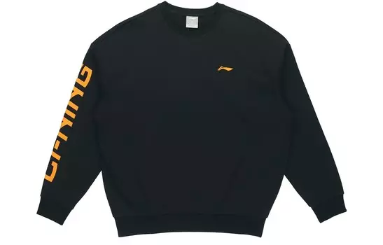 Толстовка унисекс черная Lining, черный