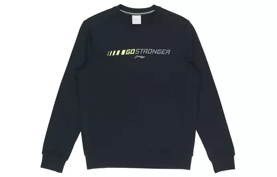 Толстовка унисекс черная Lining, черный