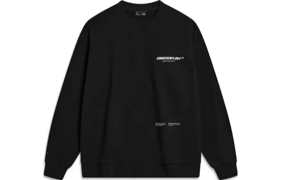 Толстовка унисекс черная Lining, черный