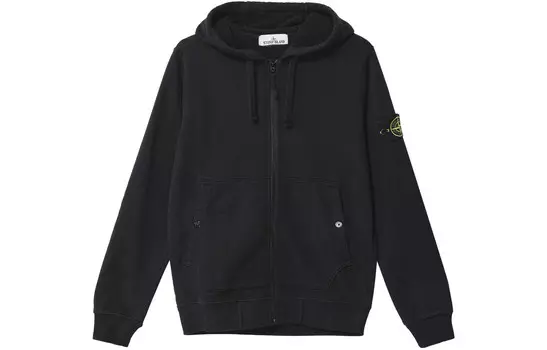 Толстовка унисекс черная Stone Island, черный