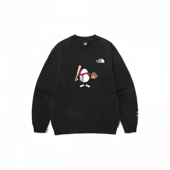 Толстовка унисекс черная The North Face, черный