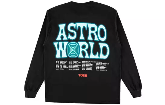 Толстовка унисекс черная Travis Scott, черный